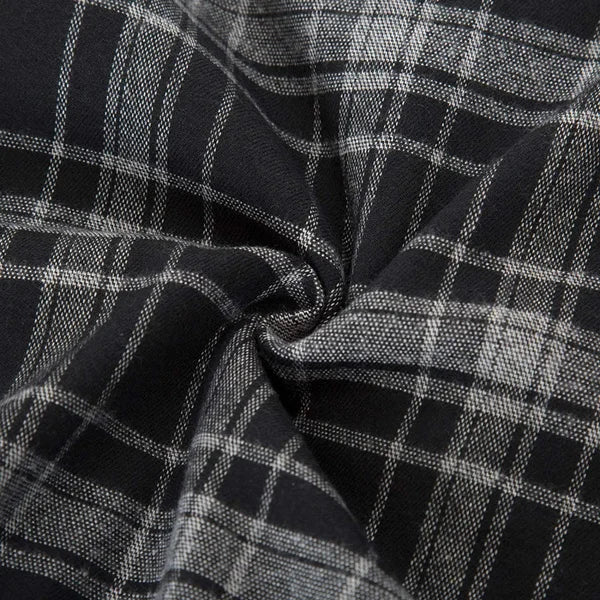 Men's Tartan Kilt Skirt – Traditional Highland Utility Kilt with Pockets, Gothic Punk Vintage Style