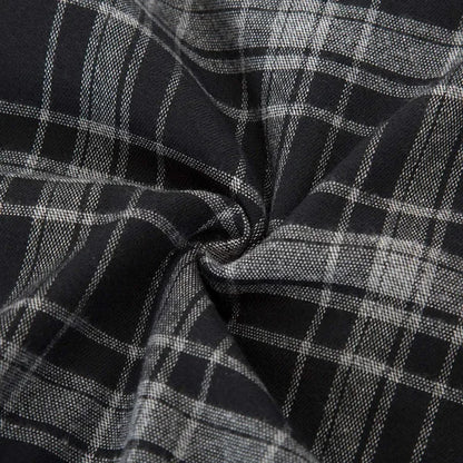 Men's Tartan Kilt Skirt – Traditional Highland Utility Kilt with Pockets, Gothic Punk Vintage Style