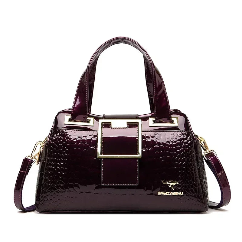 Luxury Women’s Leather Casual Tote Bag – High Quality Large Shoulder & Crossbody Handbag