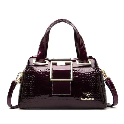 Luxury Women’s Leather Casual Tote Bag – High Quality Large Shoulder & Crossbody Handbag