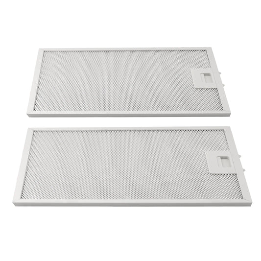 2PCS Aluminum Range Hood Filters - 350x285x9mm Cooker Hood Vent Replacement Filters for Kitchen Hoods