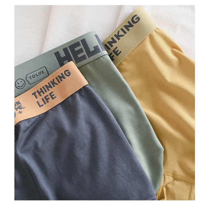 1/5PCS Men's Breathable Underwear – Comfy, Quick-Drying Stretchy Boxer Trunks, Sexy & Trendy Boxer Panties