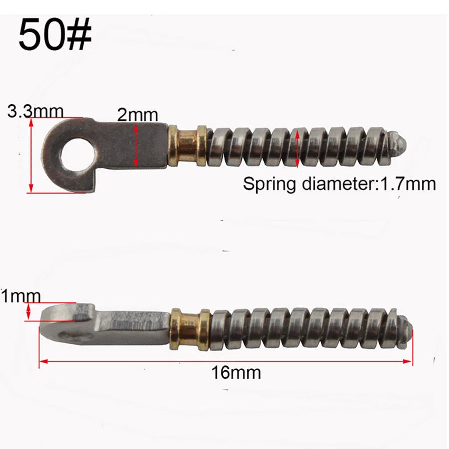 100pcs Glasses Spring Insert Hinges – Eyeglasses Repair & Replacement Accessories