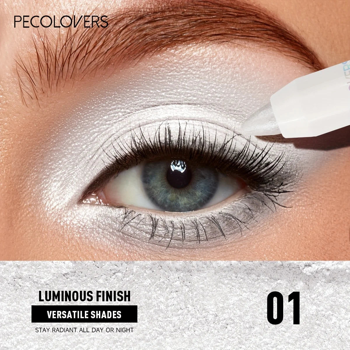 Waterproof Eyeshadow Sticks – Long-Lasting High-Pigmented Shimmer & Matte Neutral Brown Crayon Pencil