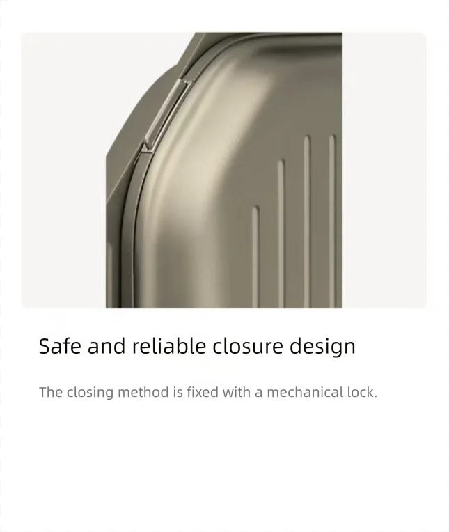 2025 RMWA Light Luxury Single-Shoulder Crossbody Bag — Vertical Aluminum-Magnesium Alloy Travel Bag, Silver Stylish Luggage