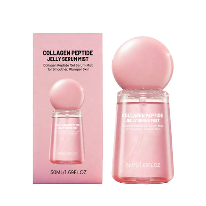 Caviar PDRN Collagen Peptide Jelly Serum Mist Set - Hydrating, Plumping Facial Mist for Dewy, Firm-Looking Skin and Travel Skincare