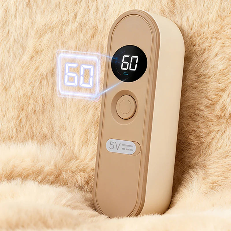 Magnetic Split Hand Warmers – Dual Electric Pocket Heaters with LCD Temperature Display and Independent Heating Controls
