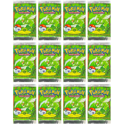 Pokémon Booster Packs Base Fossil Jungle - 11 Cards Per Pack & 36 Pack Booster Box Proxy Game Cards Collection