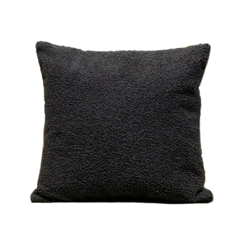 Plush Decorative Throw Pillow Cover 45x45cm – Soft Sofa Cushion Case for Living Room Home Décor Pillowcase