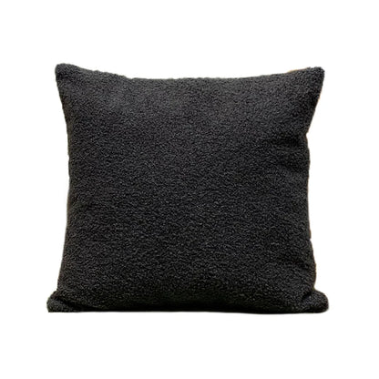 Plush Decorative Throw Pillow Cover 45x45cm – Soft Sofa Cushion Case for Living Room Home Décor Pillowcase