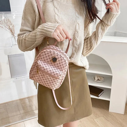 Classic Women’s Backpack – Fashionable School & Daily Shopping Bag for Girls