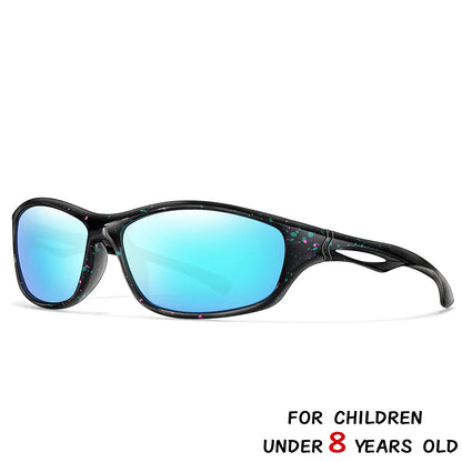 Kids UV400 Sports Sunglasses - Cycling, Camping, Fishing and Outdoor Eyewear for Boys and Girls Ages 3–8