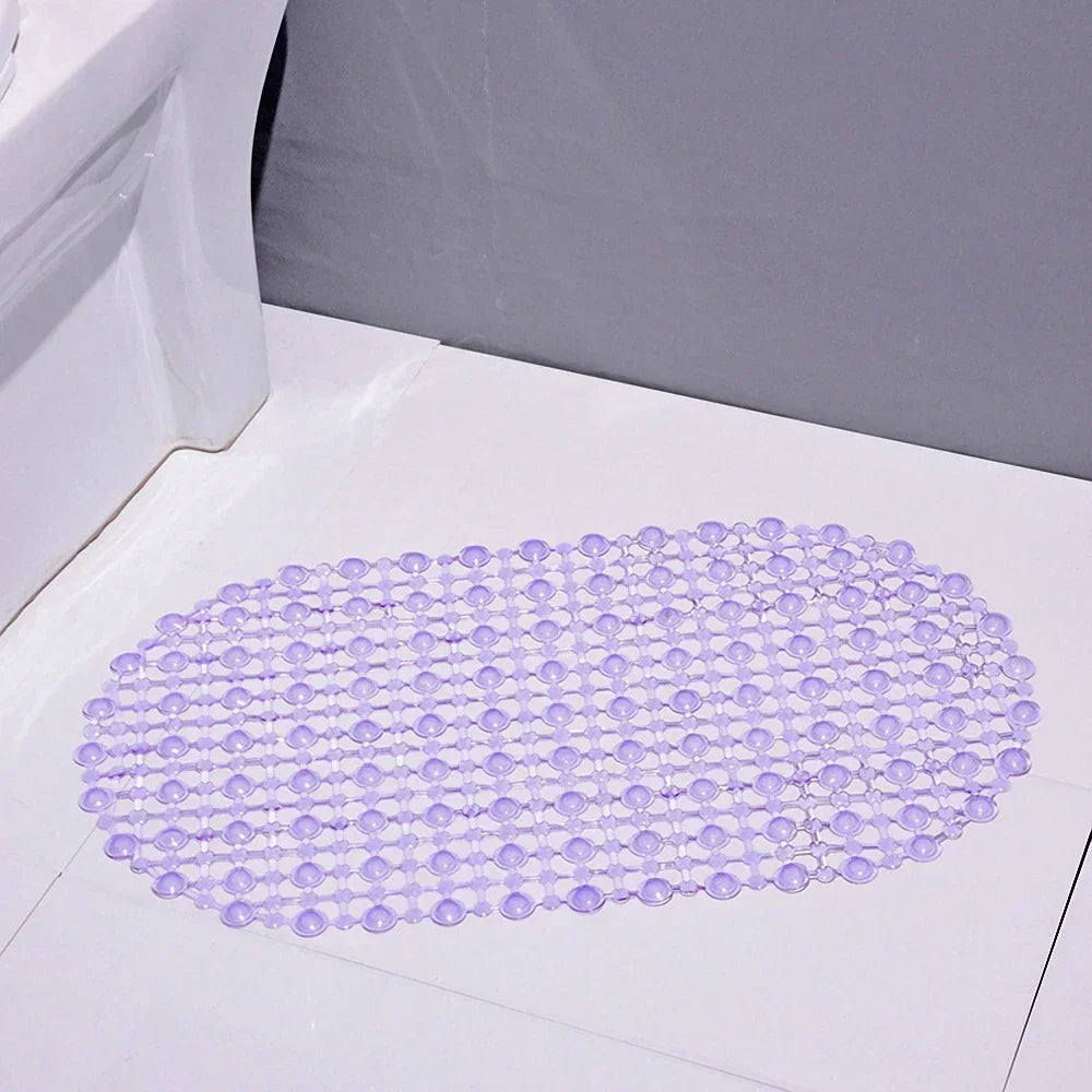 New Household Non-Slip Bath Mat – Suction Cup Bathroom Rug, Massage Bathtub Mat, Carpet Supplies for Bathroom