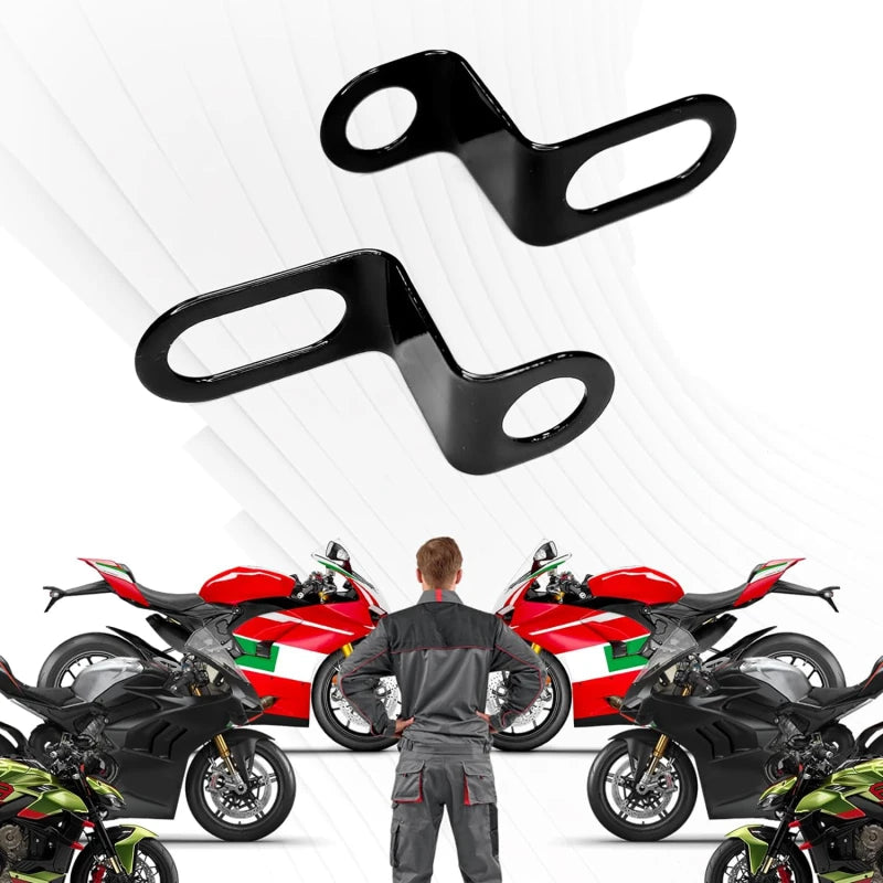 Motorcycle Lamp Brackets – Turn Signal & Headlight Mount for Fork Indicator Lights