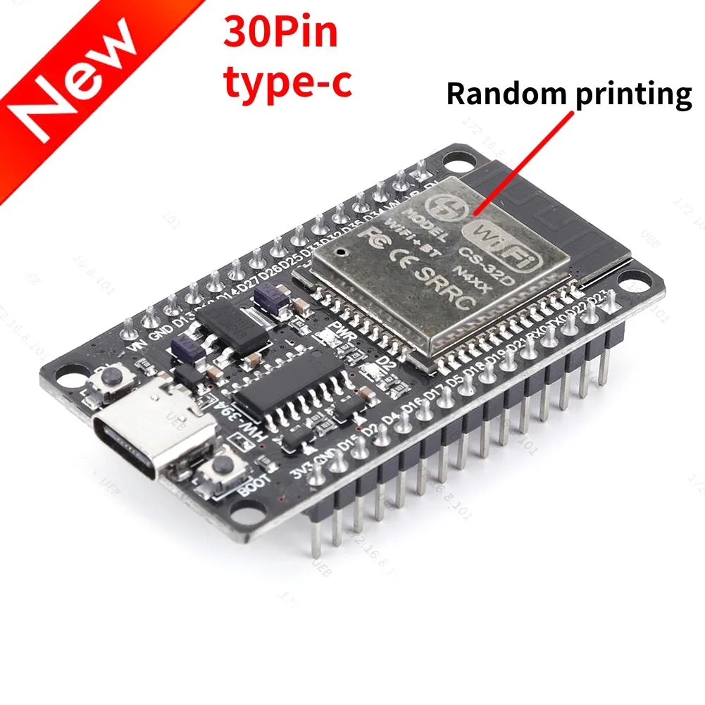 ESP32 32D Development Board - 30-Pin Dual-Core WiFi Bluetooth Wireless Module for Smart Home Projects