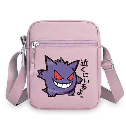 Pokemon Pikachu Cartoon Shoulder Bag – Large Crossbody Messenger Bag for Boys & Girls School Handbag