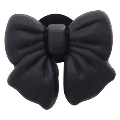 Single PVC Shoe Charm – Kawaii Black Coffee Heart Garden Button for Shoes & Wristbands