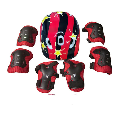 Kids Bike Helmet & Protective Gear Set – Toddler Helmet with Knee, Elbow & Wrist Pads for Cycling, Skateboard, Scooter & Skating