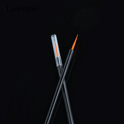 50Pcs Disposable Eyeliner Makeup Brushes - Eye Shadow & Eyeliner Wands for Lash Extensions and Beauty Tools