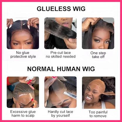 250% Curly Human Hair Lace Front Wig – Deep Wave Brazilian Remy 13x4 Water Wave Lace Frontal Wig