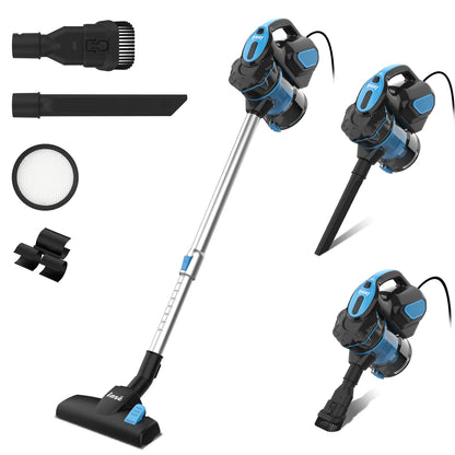 INSE I5 Corded Vacuum Cleaner – 18Kpa Suction, 600W Motor, Stick & Handheld for Home, Pet Hair, and Hard Floors