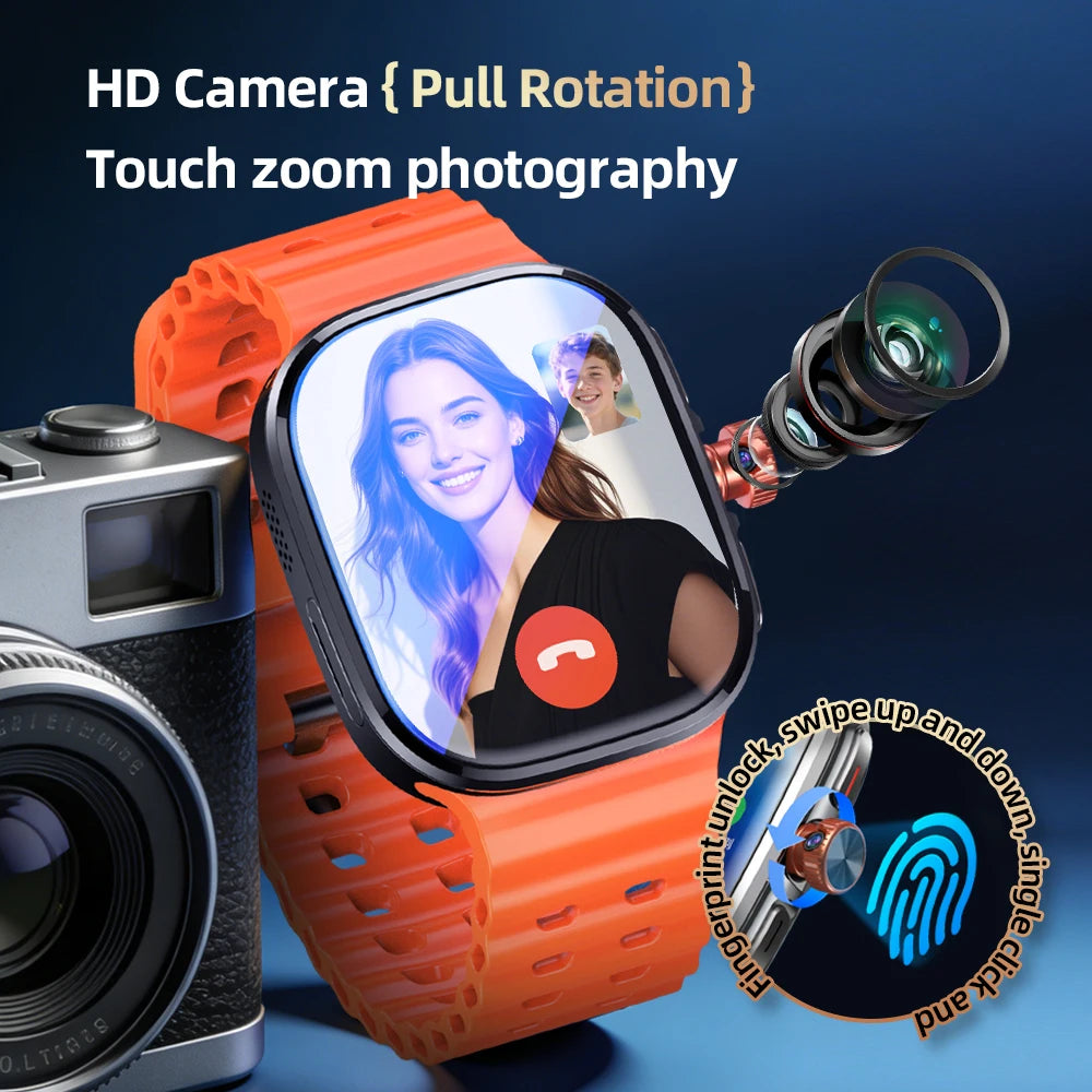 M99 Mini 2.29" AMOLED Smartwatch - 5G LTE Android Watch with Camera, GPS, WiFi, SIM Card & 2100mAh Battery
