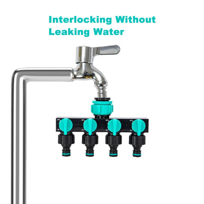 Garden Hose Water Line Splitter - Irrigation System Connector for Agriculture, Gardening and Watering Supplies