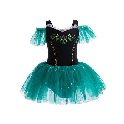 Girls Ballet Tutu Dress - Sequined Princess Party Costume for Dance & Stage Performances