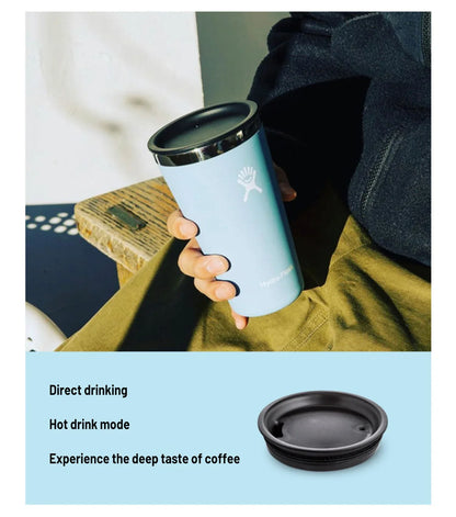 Hydro Flask 16oz/473ml Stainless Steel Insulated Cup - Fashionable Standard Sports Water Cup for Men, Women, and Children