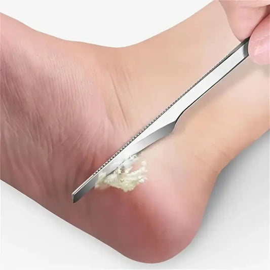 Stainless Steel Foot Knife - Dead Skin Remover, Callus Rasp & Toe Nail Shaver for Pedicure & Foot Care in Shops