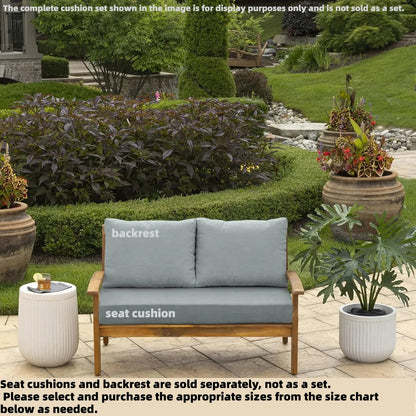 Custom Bench & Chair Cushion Set – Backrest & Seat Pads for Sofa, Patio, Garden & Bay Window Decor