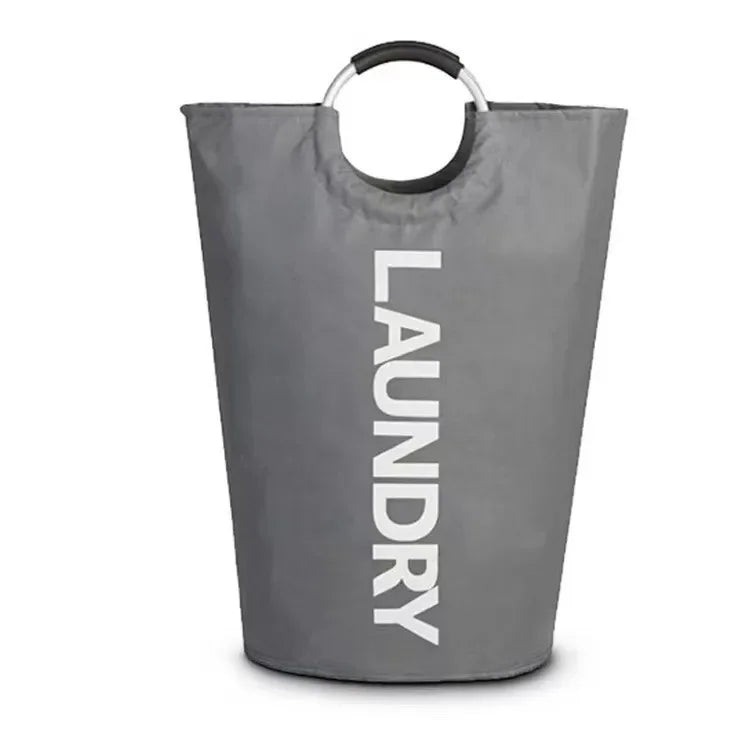 Extra-Large Waterproof Laundry Basket — Foldable with Padded Handle, Multi-Purpose Storage for Bathroom, Laundry Room, Balcony