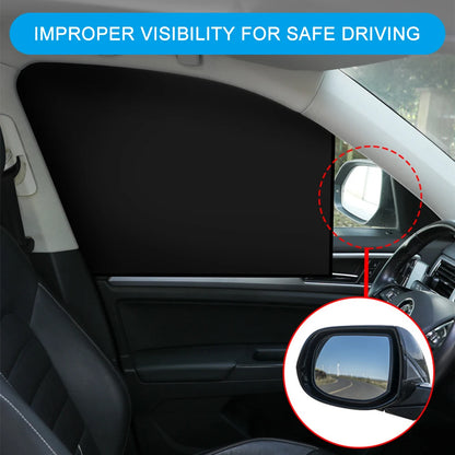 Magnetic Car Sunshade UV Protection Curtains | Double Sided Sun Shield Cover | Auto Window Sunshade Protector | DIY Accessories