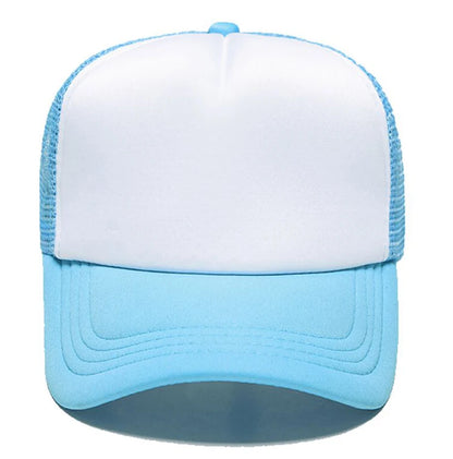 Custom Logo Mesh Trucker Cap - 5 Panel Snapback Baseball Hat for Men & Women Summer Sports Sun Hat
