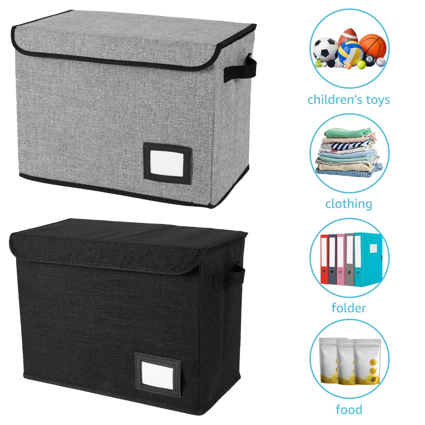 Comic Book Storage Bag with Handle – Washable Foldable Multipurpose Organizer for Home & Office