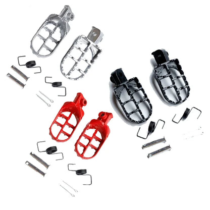 Motorcycle Foot Pegs - Replacement Footrests for Yamaha, Honda CRF/XR Models & Dirt Pit Bikes