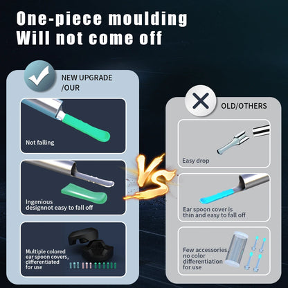 Ear Cleaner with Camera Set – HD Otoscope, USB-C Charging Endoscope, Wax Removal Tool & Earpick, NK3 Pro Ear Cleaning Set