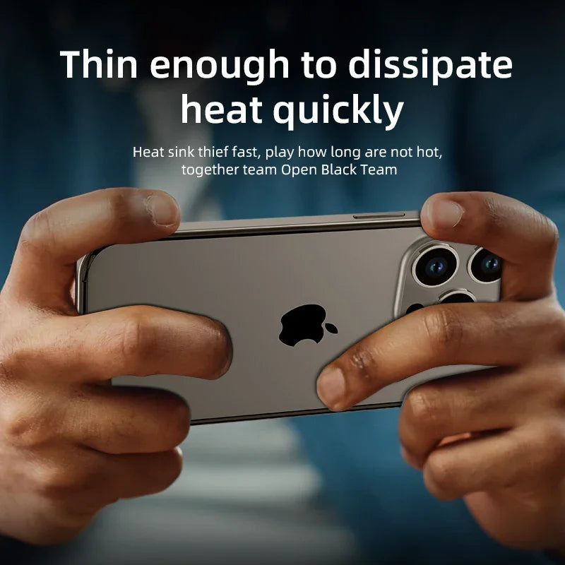 Hybrid Silicone & Aluminum Metal Phone Case – Heat-Resistant Bumper for iPhone 11 to 17 Pro Max