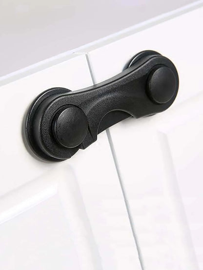 Multi-Functional Safety Lock - Baby Safety Cabinet Drawer Door Buckle, Household White Bathroom Refrigerator Lock
