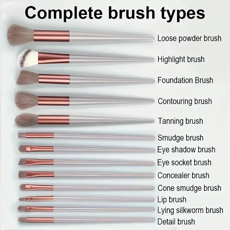 Professional Makeup Brush Set - Soft Fluffy Foundation Powder Eyeshadow Kabuki Blending Beauty Tools