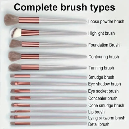 Professional Makeup Brush Set - Soft Fluffy Foundation Powder Eyeshadow Kabuki Blending Beauty Tools