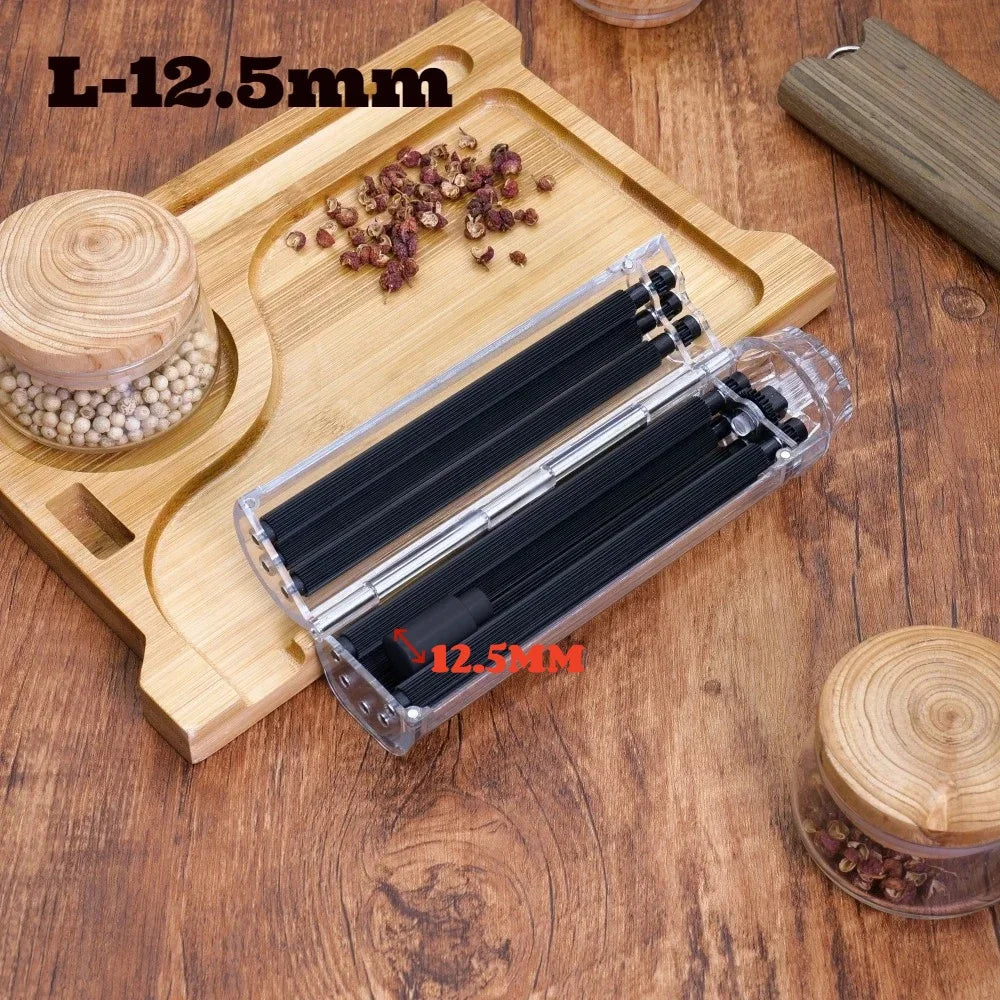 8MM & 12.5MM Manual Cigarette & Cigar Rolling Machine – Handheld Tobacco Herb Cone Roller