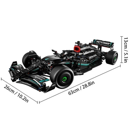 F1 W14 E Technical Performance Building Blocks – 1642PCS Super Race Car Model, Compatible with 42171, 1:8 Scale Toy for Boys Gift