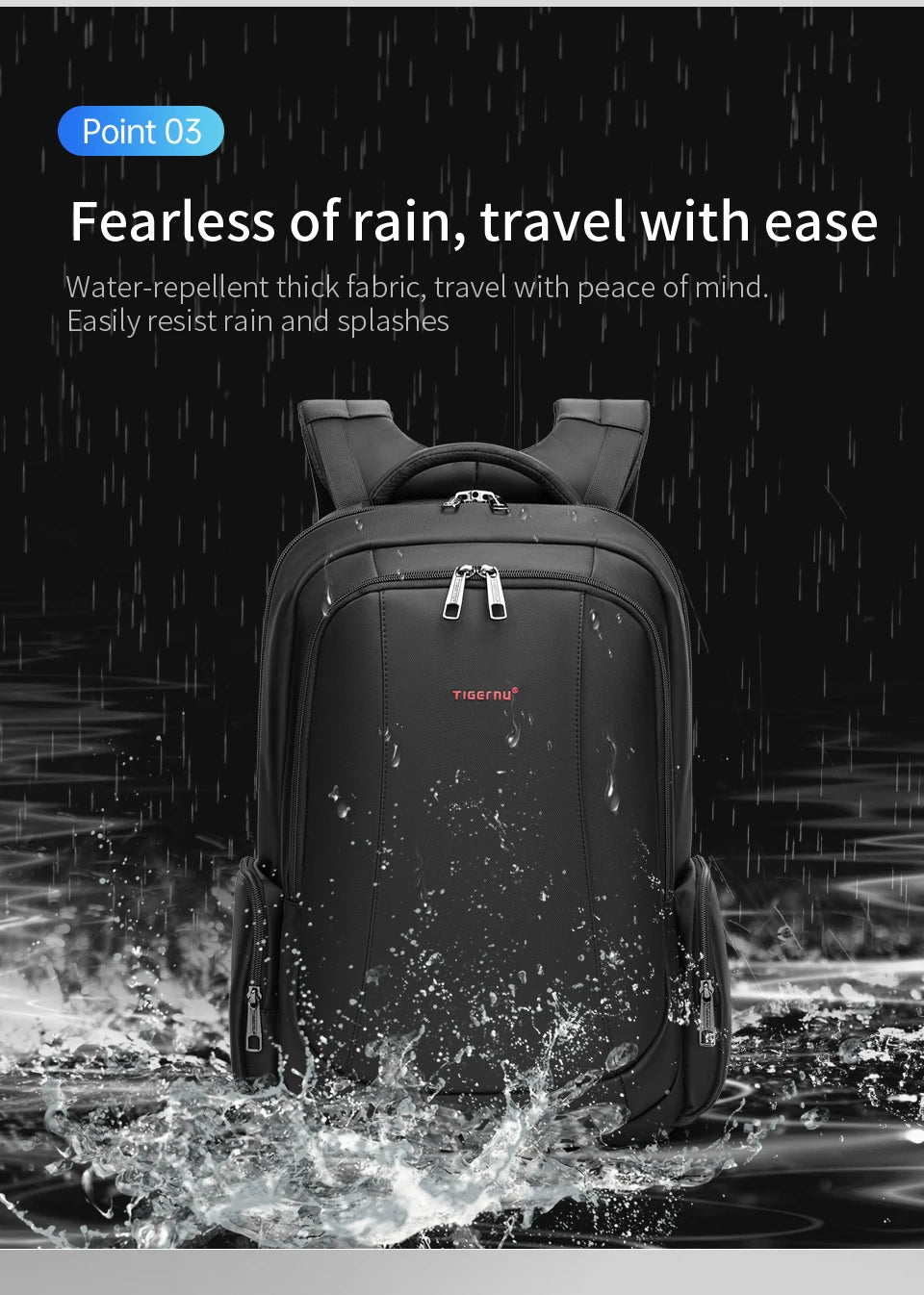 Lifetime Warranty Men’s Laptop Backpack – Anti-Theft Travel & School Bag for 14-17.3 Inch Laptops, Male Knapsack