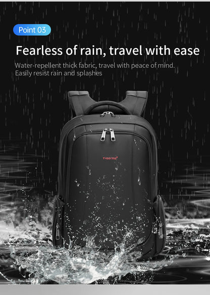 Lifetime Warranty Men’s Laptop Backpack – Anti-Theft Travel & School Bag for 14-17.3 Inch Laptops, Male Knapsack
