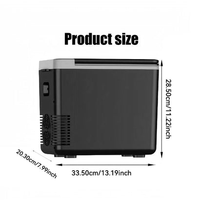 10L Portable Refrigerator - 12V Car & 220V Home Electric Cooler and Warmer Freezer