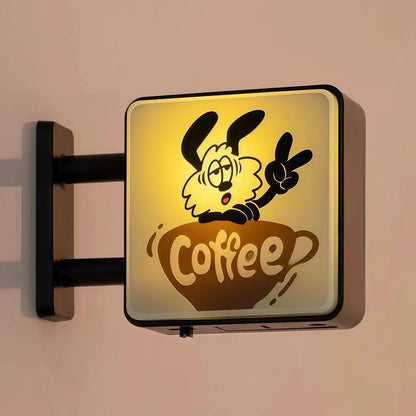 Mini Coffee Lightbox Fridge Magnet - Creative Luminous Magnetic Souvenir for Home Decor and Gifts