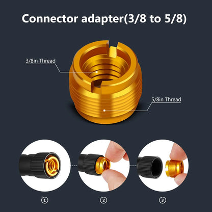 Universal Microphone Shock Mount, Anti-Vibration Isolation Clip Holder for 43mm-47mm Condenser Mic