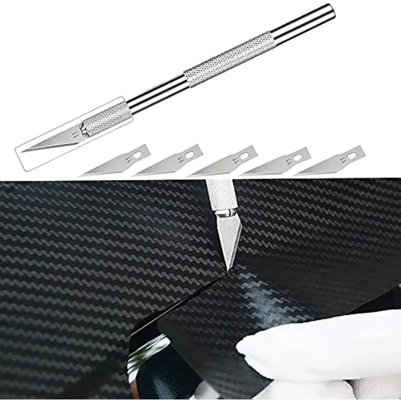 10pcs Car Wrapping Tools Kit: Vinyl Scraper, Cutter, Film Squeegee, Spatulas - Window Tinting & Plastic Wrap Tools