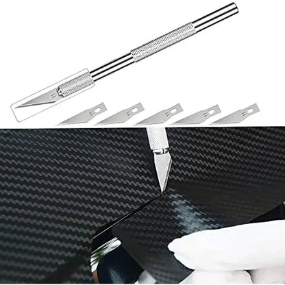 10pcs Car Wrapping Tools Kit: Vinyl Scraper, Cutter, Film Squeegee, Spatulas - Window Tinting & Plastic Wrap Tools